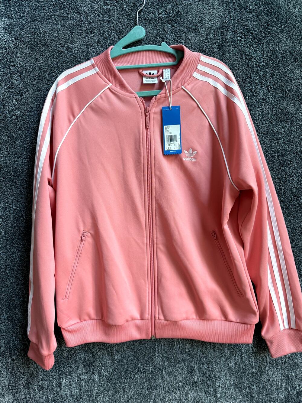 Adidas SuperstarTrack Suit Tactile Rose **Large Jacket/Medium Pant** NWT #1018 B